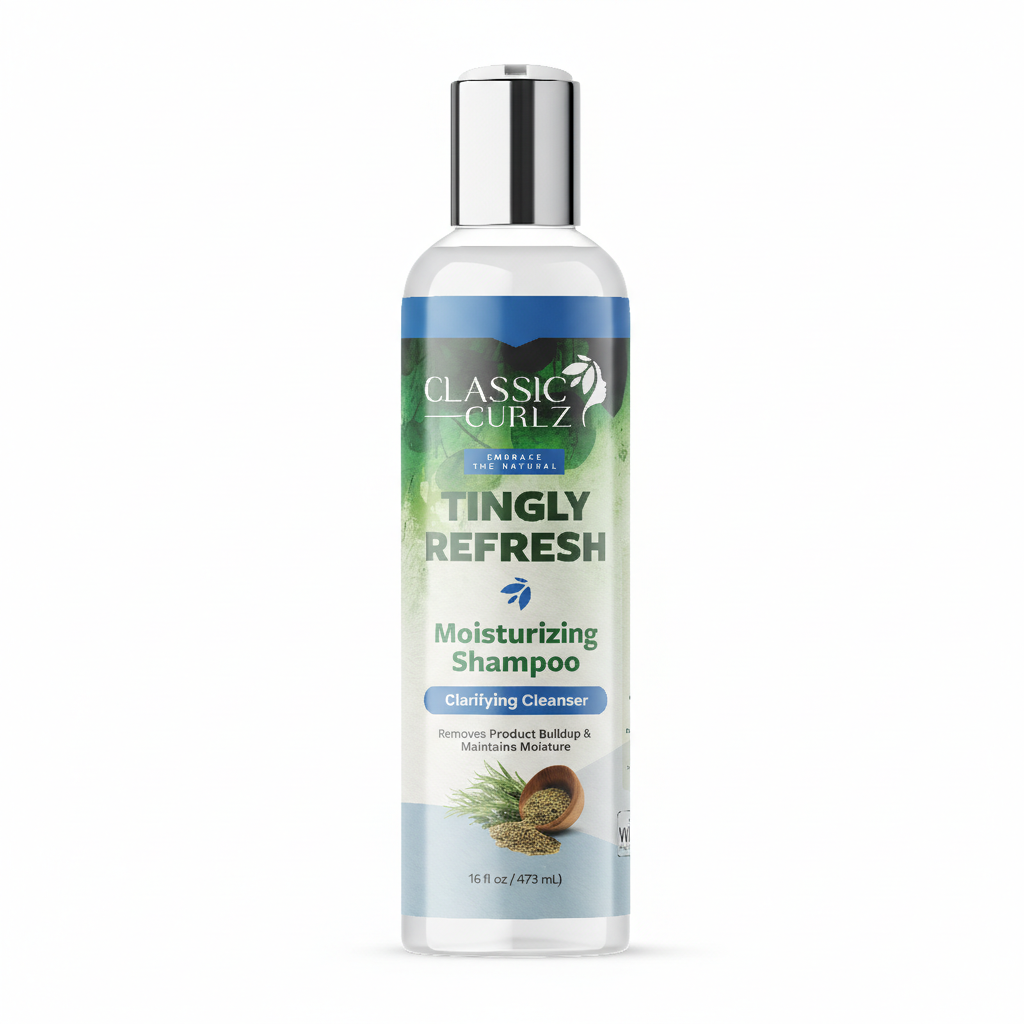 Tingly Refresh Moisturizing Shampoo - (Great for all Hair types)