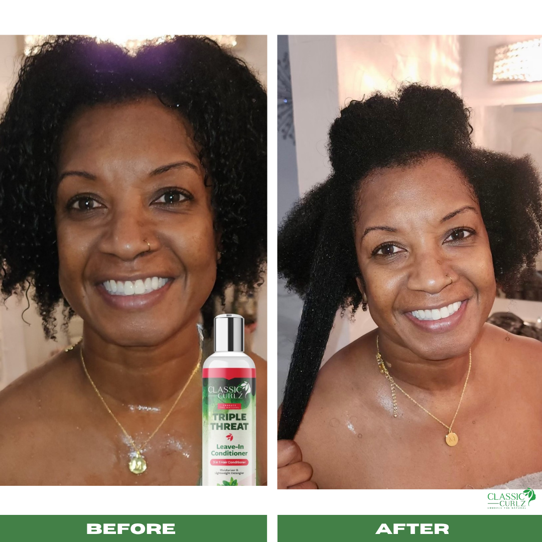 Classic Curlz Triple Threat — 3 in 1 Conditioner for Slip Moisture and Detangling 8 fl oz